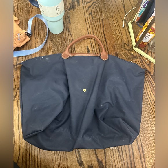 Longchamp Large Oversized Tote Bag Travel Duffel Size Foldable Packable Portable - Picture 3 of 10